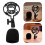 Black Microphone Shock Mount Adjustable Shock Absorbing Mic Holder 8