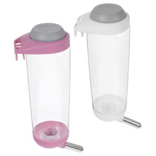 2Pcs PVC Pet Water Bottle Automatic Hanging Feeder for Dogs and Cats