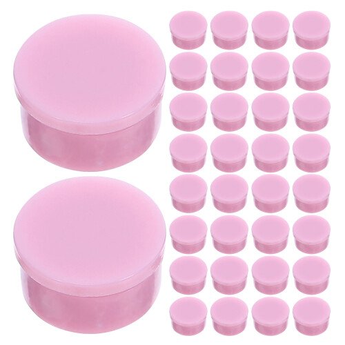 120Pcs Smooth Rotating Pink Bearings Plastic Iron for DIY Windmill Use