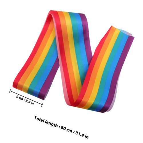 6Pcs Multi Color Lightweight Fabric Sashes Party Shoulder Belts 1