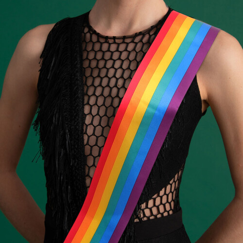 6Pcs Multi Color Lightweight Fabric Sashes Party Shoulder Belts 2
