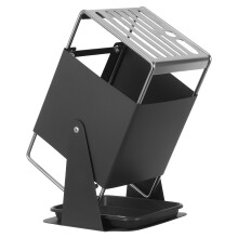 White Stainless Steel Holder Swivel Storage Rack for Kitchen