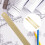 Worgeous 2 Pcs Big Large Brass Ruler Scale Student 6