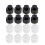 Bottle Caps Sports Design Plastic Replacement Cap Black 20pcs 3