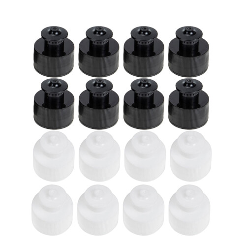 Bottle Caps Sports Design Plastic Replacement Cap Black 20pcs 2