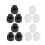 Bottle Caps Sports Design Plastic Replacement Cap Black 20pcs 4