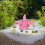 2Pièces Statue Résine Rose Étoile De Décor 9
