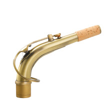 Metal Headjoint For Saxophone Sax Bend Neck Joint Golden 1set