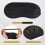 20Pièces Cache-Yeux Noir En Polyester Avec Bande Élastique Confortable 4