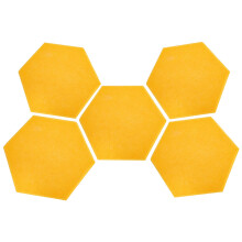 5Pcs Orange Noise Reduction Acoustic Panels Soundproofing Board