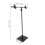 2Pcs Black Adjustable T Banner Holder Stand for Tabletop Advertising 2