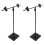 2Pcs Black Adjustable T Banner Holder Stand for Tabletop Advertising 11