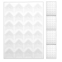 120St Witte Fotohoek Stickers Zelfklevend Voor Scrapbook En Fotoalbums