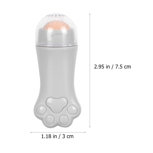 1Pièces Massager Roller Absorbant Pierre Gris 1