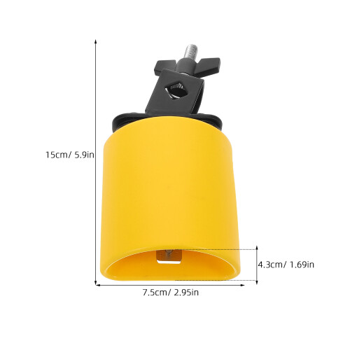 Orff Percussion Instrument Child Drum Cowbell For Performances Hand 1