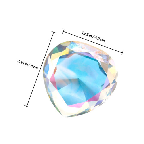 1Pièces Factice Cristal K5 Transparent Décor Photo 1