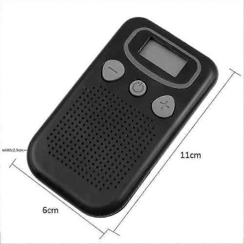 Voice Amplifier for Elderly Pocket Sound Enhancer with Large LCD 2