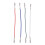 4Pièces Accessoires Phono Fils Plastique Fiables 3