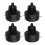 4Pièces Cornet Tweeter Compact Noir Pour Accessoires Auto Audio 2