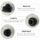 4Pièces Cornet Tweeter Compact Noir Pour Accessoires Auto Audio 4