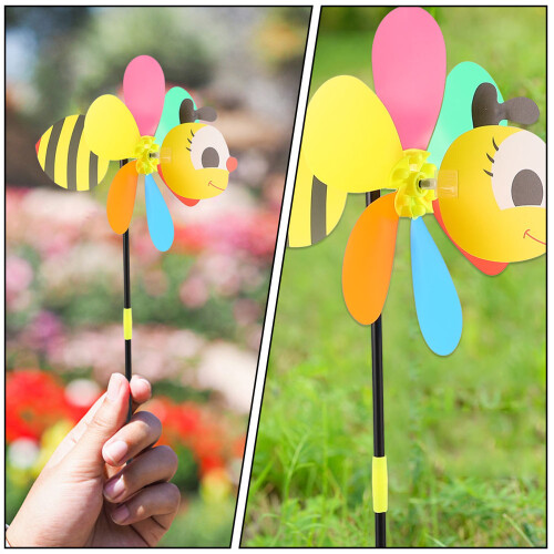 6Pièces Jeux Éoliennes Cartoon Pour Jardin Et Intérieur 2