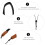 1Pièces Bande Saxophone Noir Cuir Coton Confortable Fixation Facile 6