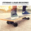 1Ensemble Ensemble Roulements Roues Pont Skateboard Aluminium Noir Durable 5