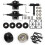 1Ensemble Ensemble Roulements Roues Pont Skateboard Aluminium Noir Durable 7