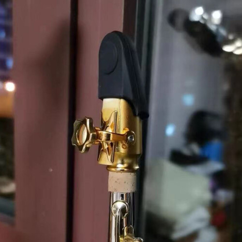 2Pièces Couvre-Bec Saxophone En Caoutchouc Protection 2