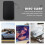 Étui Zippé Protection Cd Noir Polyester Usage Durable 4