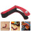 3Pcs Lightweight Adjustable Guitar Foot Rest Stool for Musicians Red 8