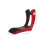 3Pcs Lightweight Adjustable Guitar Foot Rest Stool for Musicians Red 9