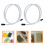 2Pcs White Soap Making Tools Adjustable Hanger Swirl Wire for Soap DIY 6