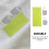 1Set Colored Plastic Seam Allowance Ruler Quilting Tailor Measure Tool 5