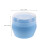 2Pcs Compact Sky-Blue Puff and Container for Travel Use 2