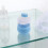 2Pcs Compact Sky-Blue Puff and Container for Travel Use 3