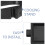 12Pcs Black ABS Baking Rack Stacking Adapters for Bakeware Space Saver 5