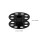 20Pcs Black Iron Bobbin Holder Case for Sewing Machine Durable Storage 2