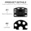 20Pcs Black Iron Bobbin Holder Case for Sewing Machine Durable Storage 4