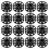 20Pcs Black Iron Bobbin Holder Case for Sewing Machine Durable Storage 6