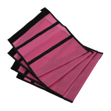 4Pcs Horse Fly Boots Rose Red Breathable Mesh