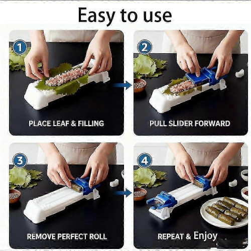 Spring Roll Maker Vegetable Meat Roller Manual Tool for Quick DIY Lumpia and Egg Roll Making 2