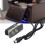 ABS 9.5cm 2-Button 5-Pin Recliner Controller USB5A 2