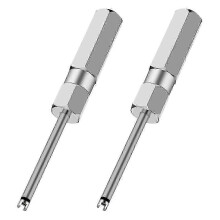 2pcs Valve Core Removal Tool Set, Screwdriver Valve Stem Core Remover, Tire Valve Tool for Schrader Valve Cores