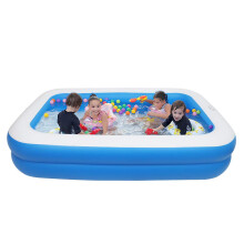 Full Size Inflatable Swimming Pool 102' x 70' x 22' for Kids and Adults, LeakResistant Family Pool with Thick 0.3mm Walls for Backyard Outdoor Fun