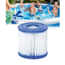 Pool Filter Cartridge 4.3 x 3.7 Inch Replacement for Small Inflatable Above Ground Pools, Quick Filtration Restore