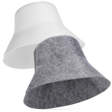 2Stk Sauna Caps Filz Hitzeschutz Sauna Hut Für Und Frauen