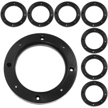 4Paires Anneaux De Montage Haut-Parleur Auto ABS Noir Usage Auto