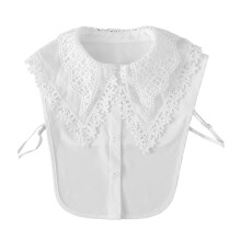 1Pièces Col Décoratif Femme Dentelle Chiffon Fixation Fiable