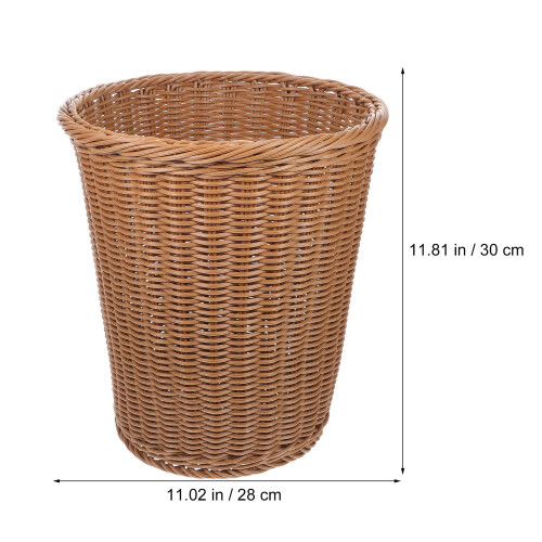 1Pièces Tressée Imiter Rotin Beige Maison 1